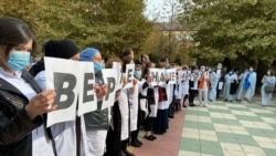 Митинг в защиту Хаджимурада Малаева. Махачкала, 4 ноября