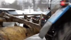 В России трактористам пришлось имитировать уборку (видео)