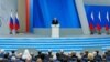 Președintele Rusiei, Vladimir Putin, a ținut un discurs în fața Parlamentului Rusiei.