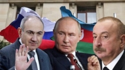 Paşinyan, Putin, Əliyev