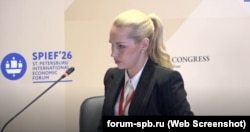 Marina Tauber este la Sankt Petersburg, unde participă la Forumul Economic al lui Putin, 3 iunie 2026