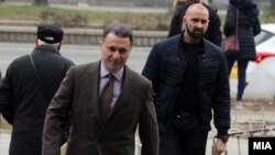 Никола Груевски пред суд на рочиштето за „Насилство во Центар“ на 27.12 во 2017 година 