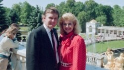 ترامپ و ایوانا در لنینگراد سال ۱۹۸۷