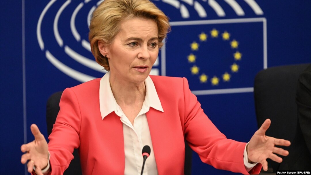 Predsednica Evropske komisije Ursula von der Leyen