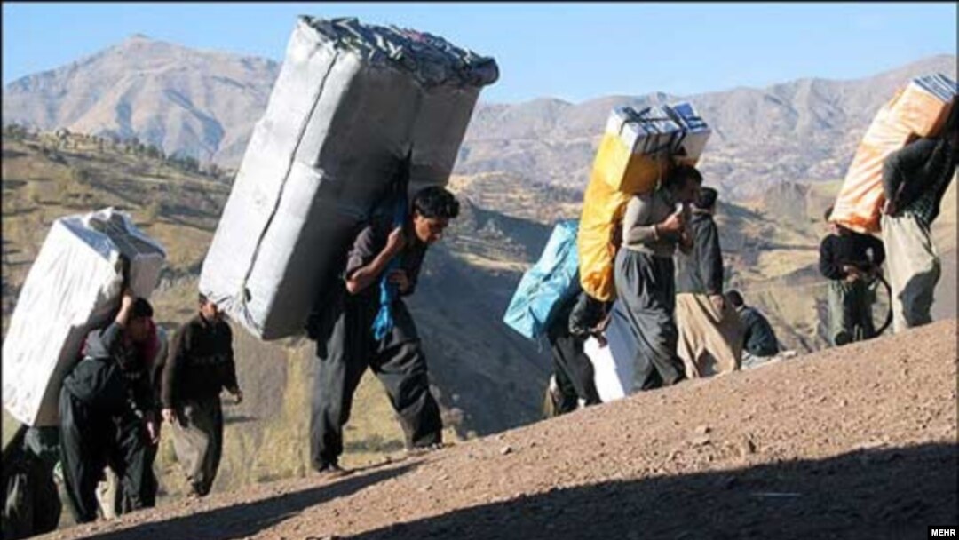 کولبران در مناطق مرزی استان کردستان