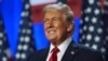 U.S. - Former President Donald Trump smiles at an election night watch party at the Palm Beach Convention Center, November 6, 2024.