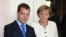 Angela Merkel şi Dmitri Medvedev 