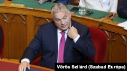 Orbán Viktor a parlamentben 2024. szeptember 30-án