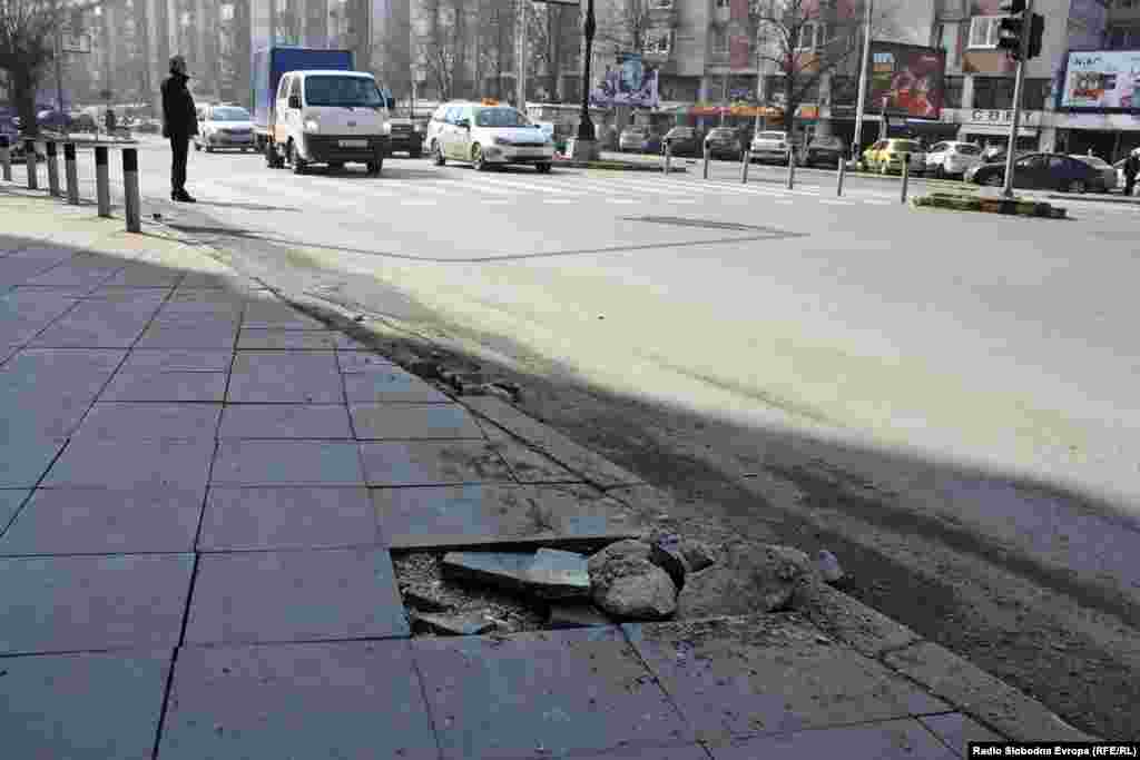 кон почетокот на Партизанска