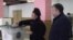 A woman casts her vote in Comrat, in the Gagauz region, on November 30.