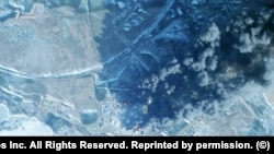 Aftermath of the Ukrainian drone strike on the oil depot in the port of Primorsk, Russia