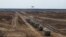 A photo from what Russia and Belarus called joint drills, which Russia used to move forces into Belarus before invading Ukraine from its neighbor's territory.