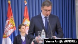 Predsednik i premijerka Srbije: Aleksandar Vučić i Ana Brnabić