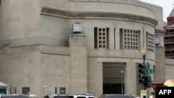 The Holocaust Memorial Museum is surrounded by police vehicles after the shooting on June 10.