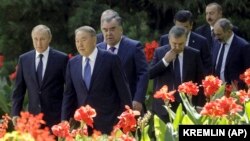 Tajikistan - Leaders of the Commonwealth of Independent States meet in Dushanbe, 28 September , 2018.