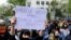 Kosovo: Protest against sexual violence against pupils 