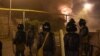 Armenia - Riot police disperse protesters in Yerevan's Sari Tagh neighborhood, 29Jul2016.