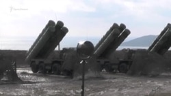 Испытание ракет С-400 в Крыму (видео)