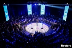 Një tubim zgjedhor i LDK-së i mbajtur në Prishtinë më 16 dhjetor 2025.