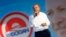 Թուրքիայի վարչապետ և նախագահի թեկնածու Ռեջեփ Էրդողանը Ստամբուլում նախընտրական հանդիպման ժամանակ, 3-ը օգոստոսի, 2014թ․
