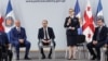 შინაგან საქმეთა სამინისტროს მაღალჩინოსნები პოლიციის აკადემიაში
