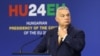 Orbán Viktor miniszterelnök az informális EU-csúcson Budapesten 2024. november 8-án