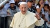 PANAMA- Pope Francis greets the faithful from the popemobile after arriving in Panama City for World Youth Day, on January 23, 2019.