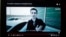 Yevgeny Nikulin is shown in a screen grab from a YouTube video, taken in Moscow, in July 2017. 
