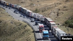 The traffic jam at the Upper Lars checkpoint on the Russian-Georgian border stretched more than 20 kilometers on September 28, and the wait time was about two days.