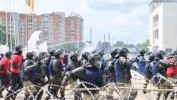 Фрагмэнт вучэньняў сілавікоў
