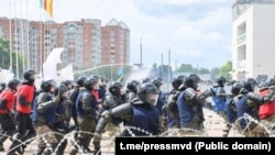 Фрагмэнт вучэньняў сілавікоў