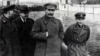 Зліва на право: Ворошилов, Молотов, Сталін і Єжов на каналі Москва-Волга, 1937 рік