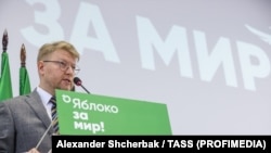 Председатель партии "Яблоко" Николай Рыбаков, 9 декабря 2023 года