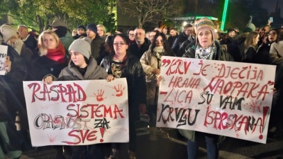 Хиляди хора излязоха на протест в столицата на Черна гора