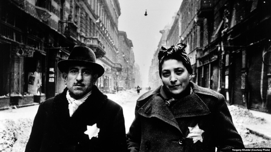 Budapest Jews in January 1945 after the city was liberated