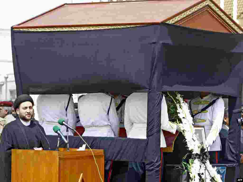 Irak - Sin o ocu - Ammar Hakim, sin iračkog lidera Šiita, Abdel Aziz Al-Hakima govori o svom ocu nakon što mu je tijelo preneseno iz Irana. Preminuli lider smatran je najvažnijim iranskim saveznikom u Iraku. 