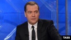 Russian Prime Minister Dmitry Medvedev (file photo)