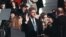 U.S. -- Bill Clinton takes the oath of office alongside his wife Hillary and daughter Chelsea on January 20, 1993. 