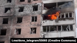 რუსული დრონებით შეტევის შედეგად განადგურებული სახლი ზაპოროჟიეში (საილუსტრაციო ფოტო)