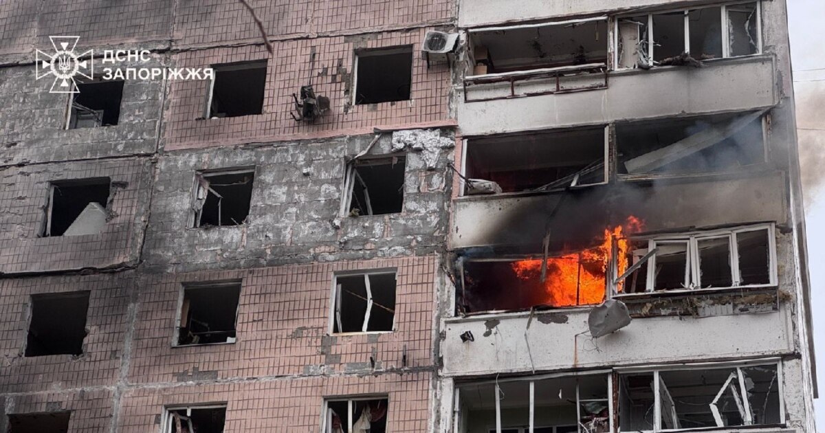У Запоріжжі внаслідок російської атаки постраждала жінка