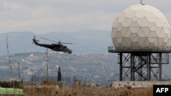 Suriyanın Latakia əyalətindəki Rusiya hərbi bazasında Rusiya vertolyotu, 16 dekabr 2015