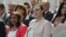 Ministrja në detyrë e Ekonomisë, Artane Rizvanolli (djathtas) dhe e ngarkuara me punë në Ambasadën amerikane në Prishtinë, Anu Prattipati, marrin pjesë në një konferencë në Prishtinë, qershor 2026.
