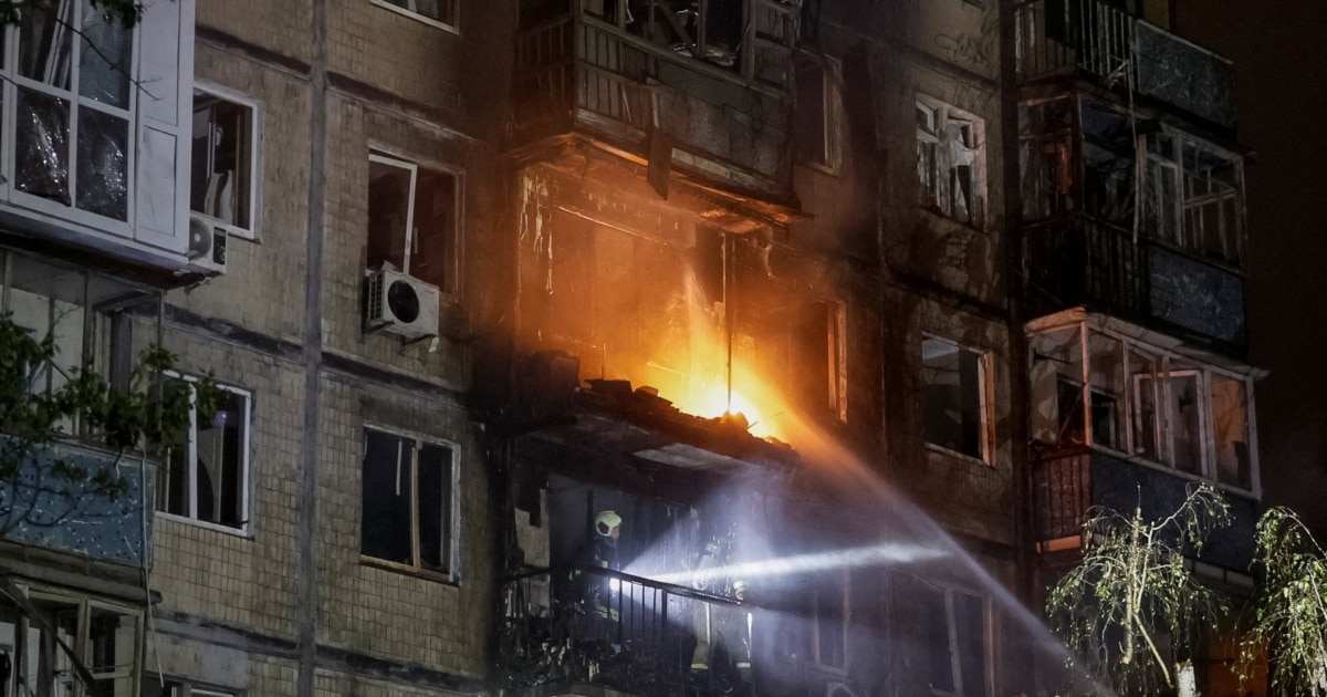 რუსეთის ჯარებმა დრონებით დაარტყეს კიევს და კიევის ოლქს