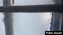 Промерзшие окна военного госпиталя, Благовещенск