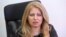 Zuzana Caputova speaks to the press in Bratislava on March 4.
