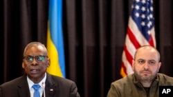 Ллойд Остин и министр обороны Украины Рустем Умеров
