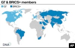 Harta BRICS+ la 30 aprilie 2024