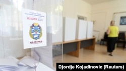 Glasačka kutija na lokalnim izborima u Kosjeriću, 8. jun 2025.