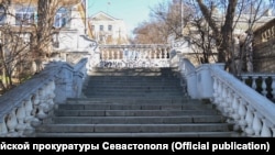 Таврическая лестница, Севастополь, март 2021 года