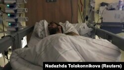 Петро Верзилов у лікарні в Берліні